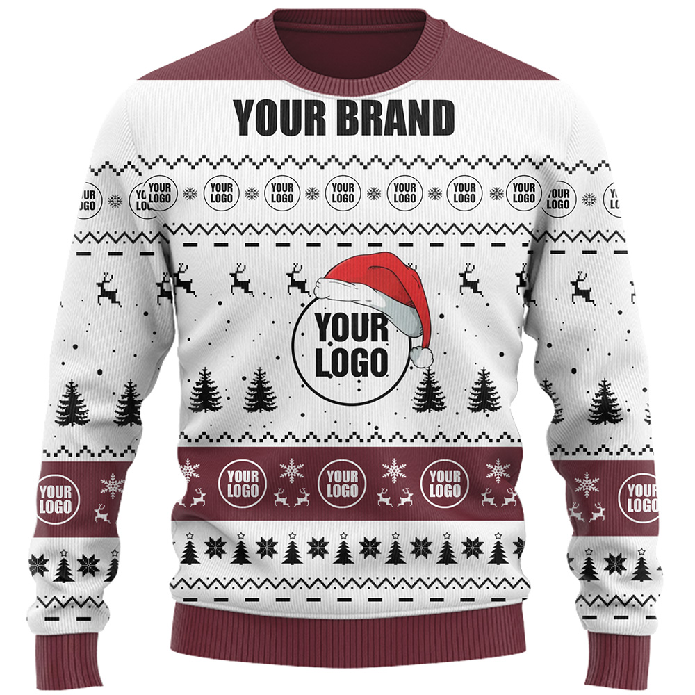 Custom Company Logo Ugly Christmas Sweater 5